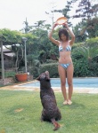 bikini cleavage dog swimsuit yasuda_misako rating:Safe score:0 user:nil!