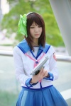 angel_beats! cosplay gun hairband nakamura_yuri pleated_skirt rinami sailor_uniform school_uniform skirt rating:Safe score:1 user:nil!