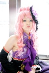 cosplay detached_sleeves dress headdress mari_(iii) megurine_luka petticoat pink_hair vocaloid rating:Safe score:0 user:pixymisa