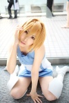 blonde_hair boots cosplay gundam gundam_seed gundam_seed_destiny stella_loussier tsukiichi rating:Safe score:0 user:nil!