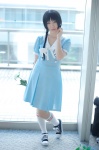 akiyama_mio cosplay dress kneesocks k-on! twin_braids yaya rating:Safe score:2 user:nil!