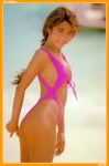ass beach braid brown_hair iijima_ai one-piece_swimsuit swimsuit rating:Safe score:1 user:msgundam2