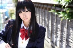 akiloveschool blazer blouse bookbag cardigan cosplay itsuki_akira original school_uniform rating:Safe score:1 user:nil!