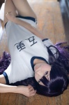 buruma cosplay gokou_ruri gym_uniform mashiro_yuki moshimo_kuroneko_ga_ore_no_kanojo_dattara... ore_no_imouto_ga_konna_ni_kawaii_wake_ga_nai purple_hair shorts tshirt rating:Safe score:3 user:nil!
