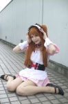 apron asahina_mikuru corset cosplay dress hairband orange_hair pantyhose suzumiya_haruhi_no_yuuutsu tsukikage_yayoi waitress waitress_uniform rating:Safe score:0 user:pixymisa