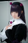 bows cosplay dress flowers gokou_ruri hairband karin_(iv) ore_no_imouto_ga_konna_ni_kawaii_wake_ga_nai purple_hair red_eyes rating:Safe score:1 user:pixymisa