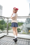 bookbag cosplay hairbows miniskirt pleated_skirt red_hair school_uniform shirai_kuroko skirt socks sweater_vest to_aru_kagaku_no_railgun twintails yatoshi_riya rating:Safe score:1 user:pixymisa