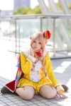 atelier_meruru blonde_hair bow cape cosplay crown dress merurulince_rede_arls miho pettipants rating:Safe score:0 user:nil!