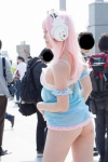 armbands babydoll cofi cosplay headphones nitro_super_sonic pink_eyes pink_hair super_soniko wristband rating:Safe score:3 user:pixymisa