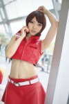 cosplay croptop kureha meiko miniskirt skirt tubetop vocaloid yellow_eyes rating:Safe score:0 user:pixymisa