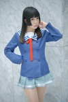 cosplay kyoukai_no_kanata nase_mitsuki pantyhose pleated_skirt ririka sailor_uniform school_uniform sheer_legwear skirt rating:Safe score:1 user:nil!