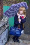 blonde_hair bookbag cosplay sakuya_(sister_princess) sister_princess twintails umbrella yaya rating:Safe score:1 user:Log