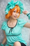 blouse cosplay forest hat kaieda_kae leggings mayuzumi_kaoru orange_hair pantyhose rating:Safe score:0 user:nil!