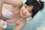 bathroom bathtub bikini_top cleavage ponytail soap_suds swimsuit wet yamaguchi_yumena rating:Safe score:0 user:nil!