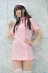 cosplay dress fujimi_suzu nana nitro_super_sonic nurse nurse_cap nurse_uniform thighhighs zettai_ryouiki rating:Safe score:2 user:nil!