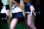 blonde_hair corset cosplay hayase_ami hilde makise_anji monster_hunter skirt twintails yunisu rating:Safe score:5 user:xkaras