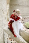 blonde_hair braid cosplay dress fate/series fate/stay_night kamui_arisa red_moon saber rating:Safe score:0 user:nil!