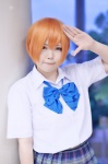 blouse cosplay hoshizora_rin love_live!_school_idol_project orange_hair pleated_skirt school_uniform skirt teimaru rating:Safe score:1 user:nil!