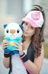 baseball_cap cosplay endou_sora pokemon pokemon_black_and_white stuffed_animal tank_top touko_(pokemon) vest rating:Safe score:0 user:nil!