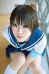 cosplay hairbow kipi kneesocks love_plus pleated_skirt sailor_uniform school_uniform skirt takane_manaka rating:Safe score:0 user:nil!