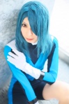 ari blue_hair bodysuit cosplay gloves inazuma_eleven kazemaru_ichirouta rating:Safe score:1 user:nil!