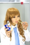 blonde_hair cosplay kareshi_kanojo_no_jijou school_uniform shibahime_tsubasa snacks tie zero_inch rating:Safe score:0 user:nil!