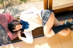 aiiro_shian blouse kneesocks pleated_skirt school_uniform skirt sweater rating:Safe score:1 user:nil!