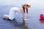 beach dress ocean straw_hat wanibooks_71 wet yasu_megumi rating:Safe score:0 user:nil!