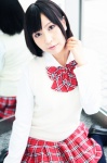 blouse chizuru_(ii) cosplay hata_sawako_(cosplay) kneesocks pleated_skirt school_uniform ske48 skirt rating:Safe score:0 user:nil!