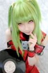 beatmania_iidx cosplay cuffs green_hair houtou_singi record records tsugaru twintails vinyl rating:Safe score:2 user:nil!