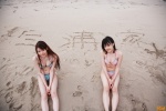 beach bikini cleavage miura_aoi miura_moe swimsuit rating:Safe score:0 user:nil!