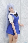 blue_hair cosplay grisaia_no_kajitsu jumper kazami_kazuki pantyhose sailor_uniform school_uniform sheer_legwear yuzuki_aya_(ii) rating:Safe score:0 user:nil!