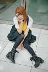 black_legwear blouse boots cosplay gatchaman_crowds ichinose_hajime jumper maiko_(ii) pantyhose rating:Safe score:0 user:nil!