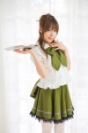apron blouse costume hitomi imouto_midori_-_final_candidate miniskirt skirt thighhighs waitress waitress_uniform rating:Safe score:0 user:nil!