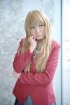 aisaka_taiga blazer blonde_hair blouse cosplay misaki pleated_skirt school_uniform skirt toradora! rating:Safe score:0 user:nil!
