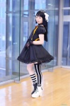 cosplay dress fan hairbows kneesocks miki one_glove single_thighhigh tagme_character tagme_series thighhighs rating:Safe score:0 user:nil!
