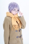 cardigan cosplay glasses ibara nagato_yuki purple_hair suzumiya_haruhi_no_yuuutsu rating:Safe score:2 user:pixymisa