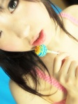 bikini_top cyborg_nene lollipop side_ponytail swimsuit rating:Safe score:0 user:nil!
