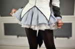 akemi_homura black_legwear cosplay mahoshoujo_necoco☆magika necoco pantyhose pleated_skirt puella_magi_madoka_magica sailor_uniform school_uniform skirt rating:Safe score:0 user:nil!