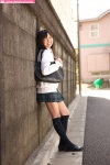 blouse bookbag cardigan kneesocks pleated_skirt school_uniform skirt yamanaka_mayumi rating:Safe score:0 user:nil!