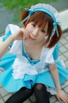 apron cosplay dress hairband maid maid_uniform original thighhighs yomomi rating:Safe score:0 user:nil!