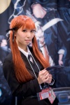 blazer cosplay hairbows neon_genesis_evangelion red_hair reiju shirt soryu_asuka_langley tie twintails rating:Safe score:1 user:pixymisa