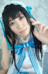 bows chitanda_eru cosplay croptop hairband hair_ribbons hyouka ribbon shorts yaya rating:Safe score:1 user:pixymisa