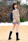 ayaka_yui blouse bookbag cardigan kneesocks pleated_skirt school_uniform skirt rating:Safe score:1 user:nil!