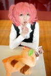 blouse cosplay inu_boku_secret_service jumper kazuki_(ii) pink_hair plushie roromiya_karuta twintails rating:Safe score:0 user:pixymisa