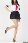 costume high_heels naked-art_479 pantyhose pleated_skirt sailor_uniform school_uniform skirt tagme_model rating:Safe score:0 user:mock