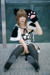 animal_ears black_legwear cape cat_ears cosplay dress narihara_riku original paw_gloves thighhighs zettai_ryouiki rating:Safe score:1 user:nil!