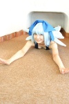 blue_hair cirno cleavage cosplay hairbow lenfried one-piece_swimsuit school_swimsuit swimsuit touhou wings rating:Safe score:0 user:nil!