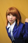 ayachii blazer blouse cosplay hair_clips hirasawa_yui k-on! school_uniform rating:Safe score:0 user:nil!