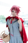 basket cape cosplay pleated_skirt plushie red_hair ruiko saki_kano school_uniform skirt zone-00 rating:Safe score:0 user:pixymisa